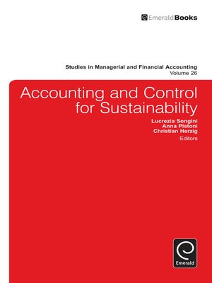 cover image of Studies in Managerial and Financial Accounting, Volume 26